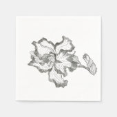 Serviette En Papier Iris Napkin (Devant)
