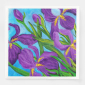 Serviette En Papier Iris Napkin (Devant)