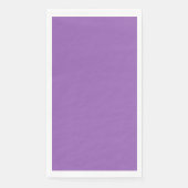 Serviette En Papier Iris uni couleur solide doux violet (Devant)