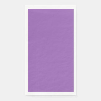 Serviette En Papier Iris uni couleur solide doux violet
