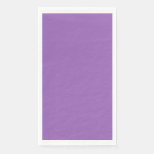 Serviette En Papier Iris uni couleur solide doux violet (Devant)