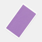 Serviette En Papier Iris uni couleur solide doux violet (Coin)