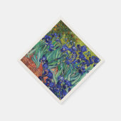 Serviette En Papier Irises par Vincent van Gogh (Coin)