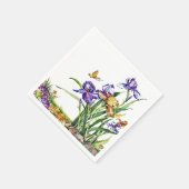 Serviette En Papier Irises sauvages (Coin)