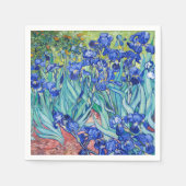 Serviette En Papier Irises Vincent van Gogh (Devant)