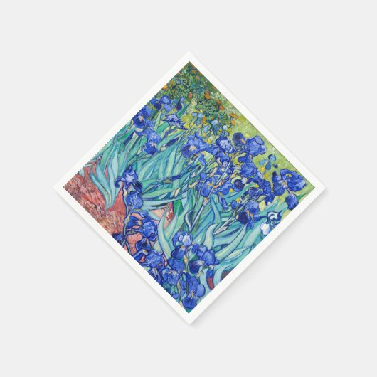 Serviette En Papier Irises Vincent van Gogh (Coin)