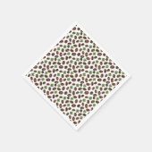 Serviette En Papier Irish Coffee Beans and Shamrocks Funny Design (Coin)