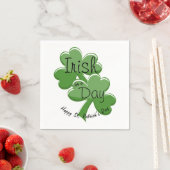Serviette En Papier Irish For A Day Happy St. Patrick's Day (En situation)