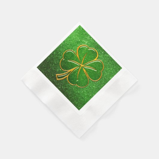 Serviette En Papier Irish Fun 3D Whimsey 2 (Coin)
