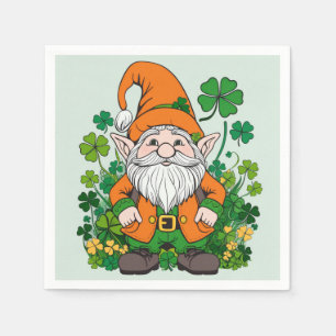 Serviette En Papier Irish Gnome