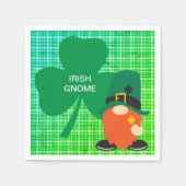 Serviette En Papier Irish Gnome Shamrock St patrick Standard Cocktail (Devant)
