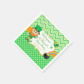 Serviette En Papier Irish Leprechaun St Patrick's Day Party (Coin)