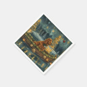Serviette En Papier Irish Red Setter Christmas Festive Voyage (Coin)