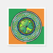 Serviette En Papier Irish shamrock (Devant)