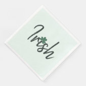 Serviette En Papier Irish Shamrock St Patricks Day      (Coin)