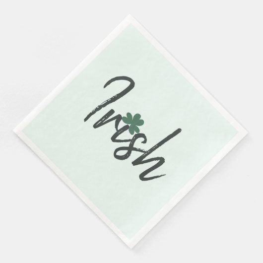 Serviette En Papier Irish Shamrock St Patricks Day (Coin)