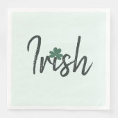 Serviette En Papier Irish Shamrock St Patricks Day      (Devant)
