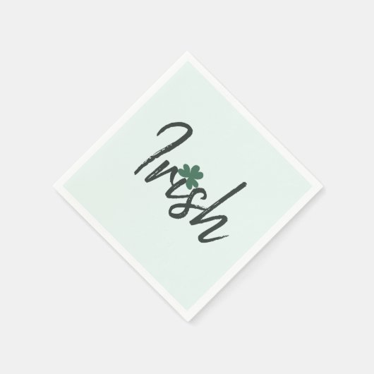 Serviette En Papier Irish Shamrock St Patricks Day (Coin)