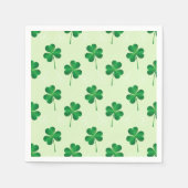 Serviette En Papier irlandais trois motif feuille (Devant)