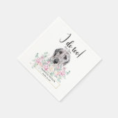 Serviette En Papier Irlandais Wolfhound Chien Mariage Cocktail Napkins (Coin)