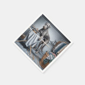 Serviette En Papier Irlandais Wolfhound Ironing Clothes (Coin)