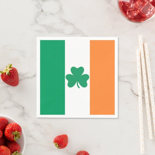 Serviette En Papier Irlande (En situation)
