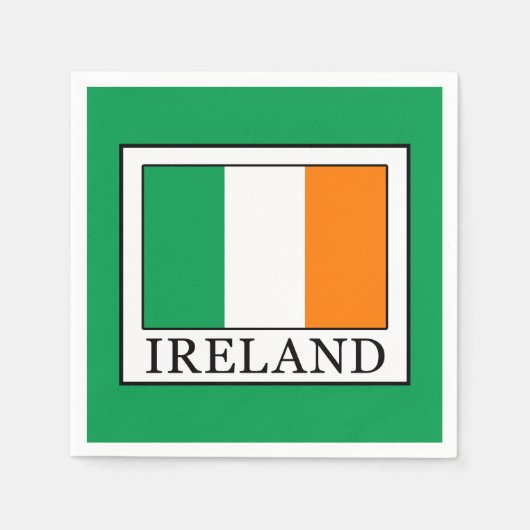 Serviette En Papier Irlande (Devant)