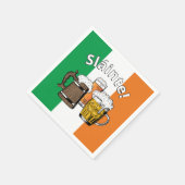 Serviette En Papier IRLANDE Great Irish Beer Sláinte! (Coin)