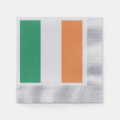 Serviette En Papier Irlande National Flag, standard irlandais, bannièr (Devant)