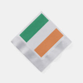 Serviette En Papier Irlande National Flag, standard irlandais, bannièr (Coin)