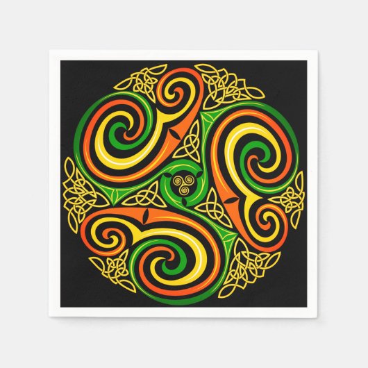 Serviette En Papier Irsh Celtic (Devant)