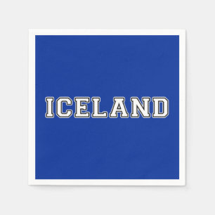 Serviette En Papier Islande