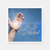 Serviette En Papier It Is Finished (Devant)