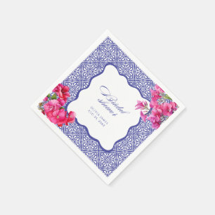 Serviette En Papier Italian bougainvillea enterrement de vie de jeune
