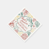 Serviette En Papier Italian Pasta Thats Amore Bridal Shower (Coin)