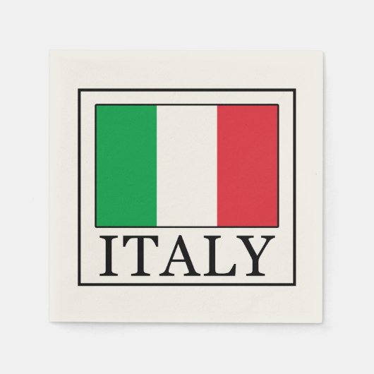 Serviette En Papier Italie (Devant)