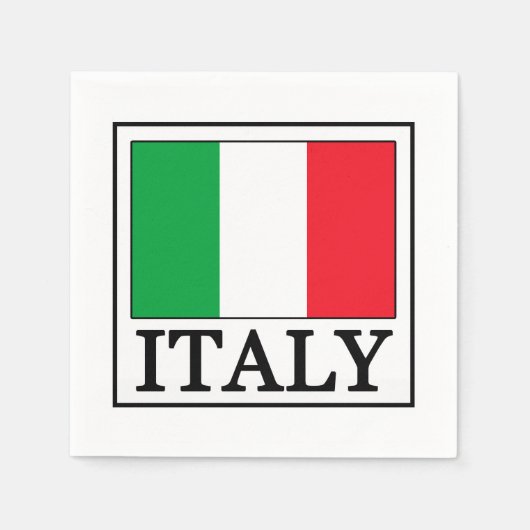 Serviette En Papier Italie (Devant)