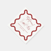 Serviette En Papier Italie | Alimentation italienne | Dîner de répétit (Coin)