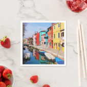 Serviette En Papier Italie Napkin (En situation)