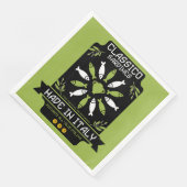 Serviette En Papier Italien Sardine Art Print Kitchen Cadeau (Coin)