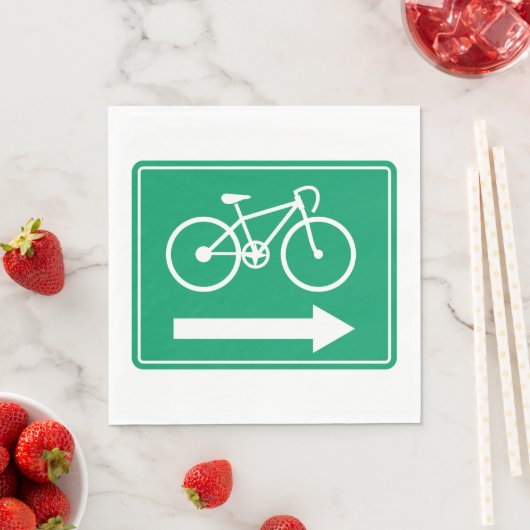 Serviette En Papier Itinéraires cyclables (En situation)