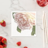 Serviette En Papier Ivory Blush Rose (En situation)