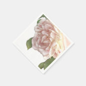 Serviette En Papier Ivory Blush Rose (Coin)