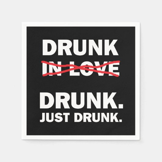 Serviette En Papier Ivre (Devant)