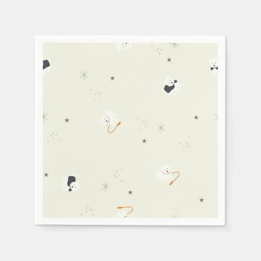 Serviette En Papier Izzie Le Westie (Devant)