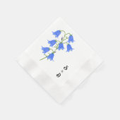 Serviette En Papier Jacinthes blanches (Coin)