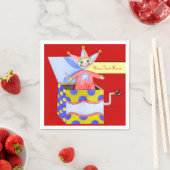 Serviette En Papier Jack-in-the-Box - Jouets traditionnels (couleur pr (En situation)