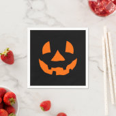 Serviette En Papier Jack-o'-lantern (En situation)