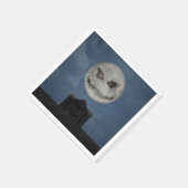 Serviette En Papier Jack-o'-lantern effrayant Lune d'Halloween (Coin)
