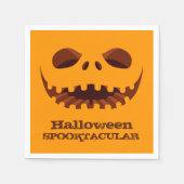 Serviette En Papier Jack o' Lantern Halloween Party (Devant)